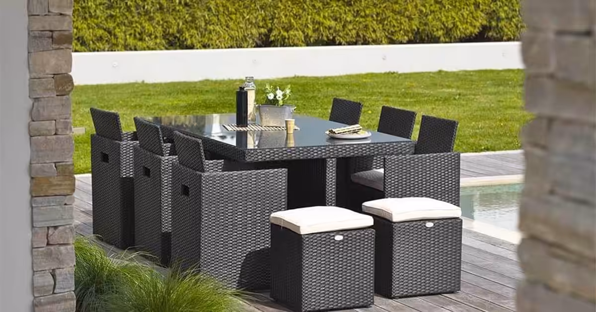 Quelle table de jardin pour 6 personnes choisir en Tunisie ?