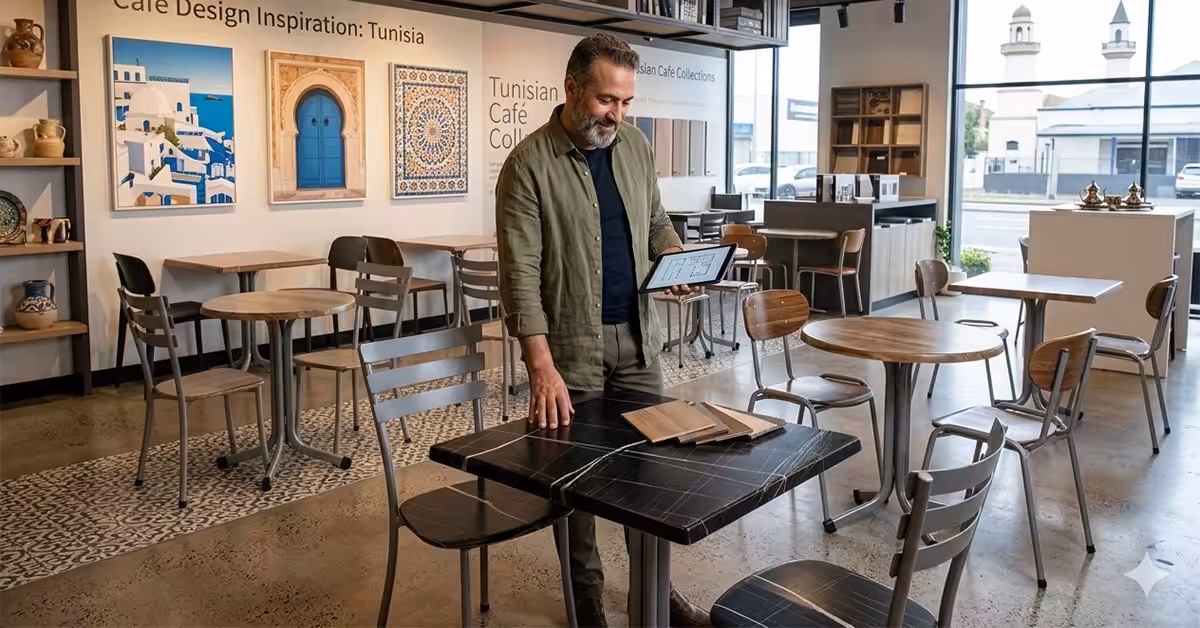 Comment choisir le bon meuble café en Tunisie ? Guide complet pour les gérants de cafés